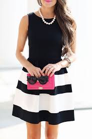 Black And White Attire For Ladies What To Wear To A Summer Wedding Fashion Midi Dress Outfit What To Wear