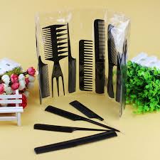 10pcs lot men women beauty salon hair styling hairdressing black plastic brush combs anti static hairbrush modellin static hair hair care and styling hair care