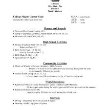 Sample Resume For Highschool Students Applying For Scholarships ...