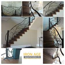 Had a request for a couple of stair hand rails that looked like tree branches. Interior Stair Railing Custom Design Tree Branch Style Beach Style Vancouver By Iron Age Manufacturing Ltd Houzz Au