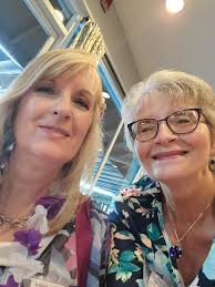 Reuniting with "old" friends at the reunion.