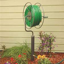 Swivel Hose Reel Post Mount Garden Hose Storage Garden Hose Holder Hose Storage