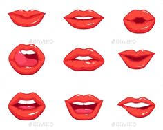 How to draw lips cartoon. 19 Lips In Cartooning Ideas Lips Drawing Lips Cartoon Cartoon Drawings
