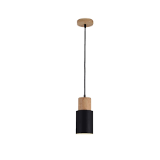 Nordic Simple Wood Pendant Light Black Without Bulb Wood Pendant Light Black Hanging Lighting Black Pendant Light