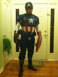 I am so glad they included captain america in their gabriel has been asking me for a captain america shield so when this opportunity arose to do a little diy action for pbkids, i knew exactly what i would. Captain America Winter Soldier Stealth Suit Build Captain America Costume Diy Captain America Costume Captain America Cosplay