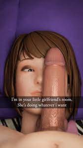 1boy 1girls big penis brown hair caption cock hungry english text  erection female human imminent oral life is strange male max caulfield  message ntr penis penis on face pov