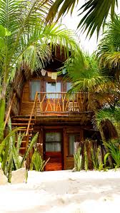 Ahau Tulum Bali Hut Ecological Caribbean Cabanas With Solar Wind Energy Recycling Composting And Ev Maisons Tropicales Cottages A La Mer Maison Sims