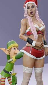 Rule 34 - 1boy 1girls Artist Request Ass Grab Astonished Big Breasts  Breasts Female Half-dressed Half Naked Half Nude Hand Up Skirt Leprechaun  Liv Morgan New Year Open Mouth Pink Hair Santas