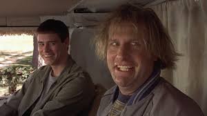 According to the Farrelly brothers, Jeff Daniels wasn't wanted for "Dumb  and Dumber" (1994), but Jim Carrey wanted him in it. In order to ensure a  no from him, New Line Studios
