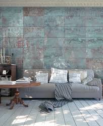 Tapete Turquoise Concrete Wandtapete Tapeten Tapete Betonoptik