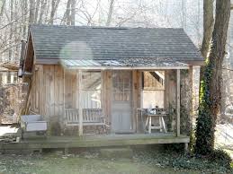 Barn with cement flooring and storage. Jim Walter S Tiny House Tiny House Blog