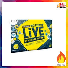 Masih panas belum lagi dilancarkan. New Digi Live Prepaid Sim Card Vip 18 è´µå®¾simå¡ Digi Kad Pra Bayar Sim é¢„ä»˜å¡ Jominternet With Malaysia S Fast Delivery Shopee Malaysia