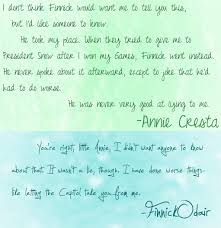 Check spelling or type a new query. Finnick And Annie Hunger Games Quotes Quotesgram
