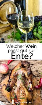 Wein Zur Ente Welcher Wein Passt Zu Deinem Rezept Du Kennst Dich Mit Den Unterschiedlichen Sorten Von Wein Nicht Wirkl Einfache Gerichte Rezepte Kochrezepte