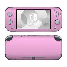 User rating, 4.8 out of 5 stars with 11337 reviews. Nintendo Switch Lite Skin Solid State Pink By Solid Colors Decalgirl