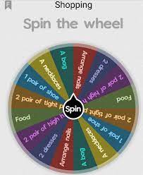 Findom wheel