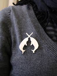 Secret Order Of The Narwhal Society Brooch Narwhal Brooch Etsy Narwhal The Narwhal Cute Narwhal