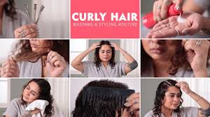 The twists keep the unruly. How To Wash Style Maintain Curly Hair Heatless Curls Youtube