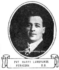 New Hampshire WWI Military: Pvt Harry Lambrukos of Penacook NH (1892-1919) 