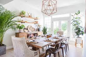 A Traditional Looking House Turned Modern Bohemian Dream Boho Dining Room Dining Room Design Modern Dining Room