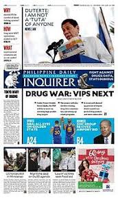 List of philippines newspaper online in tagalog, cebuano, bikol, english and other news. Inquirer Bandera