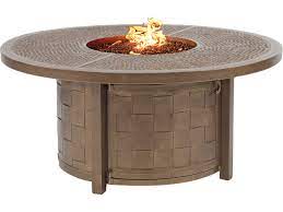 Fire pit tables function in multiple ways. Castelle Classical Cast Aluminum 49 Round Coffee Table With Firepit And Lid Pfvcf48wl