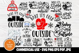 Download Baby Its Cold Outside Svg Bundle Winter Svg Christmas Svg 973405 Cut Files Design Bundles