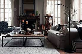 Hans Blomquist Off White Vintage Industrial Rustic Traditional Eclectic Modern Living Room Industrial Decor Living Room Modern Industrial Living Room Industrial Living Room Design