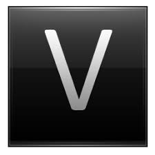 Flaming burn font or bonfire alphabet text with sizzling smoke and fiery or blazing shining heat effect. Letter V Black Icon Multipurpose Alphabet Iconset Supratim Nayak