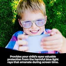 Ava & Ethan Blue Light Glasses for Kids, Light Blocking for Computer/Gaming 