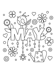 It's a great time to be outdoors! May 4 Coloring Page Free Printable Coloring Pages For Kids