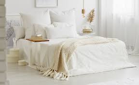 Designer chris barrett highlights this bedroom's adjoining garden by starting with white walls and adding textured fabrics. White Bedroom Ideas The Home Depot