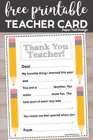 We did not find results for: Free Printable Thank You Card Teacher Paper Trail Design