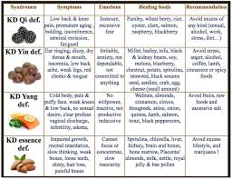 Kidney Syndrome Patterns Traditional Chinese Medicine Herbs Healing Food Chinese Medicine Diet