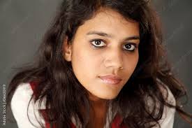 Indian young teen girl Stock Photo