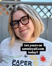 Paper People merch is here! We've got the coziest crewnecks (Gildan brand  in Ash) and the softest tshirts in cream and light blue (Bella + Canvas  brand in Heather Ice Blue and