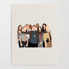 Brooklyn nine nine's instagram profile post: Brooklyn Nine Nine Art Poster By Rebeccadelong 18 Quot X 24 Quot Poster Art Brooklyn Nine Nine Canvas Prints