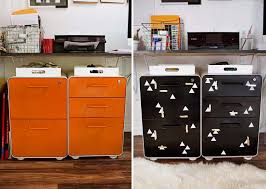 A hammer and a big screwdriver. Metal File Cabinet Makeover A Beautiful Mess