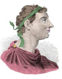 Portrait of Antiochus I Soter (the Savior) second sovereign of the Seleucid  dynasty. It reigned from -280 to -261. Engraving of the 19th century.  Milanese