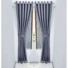 Gorden minimalis termasuk model gorden paling diminati dewasa ini.gorden minimalis memberikan kesan sederhana, simpel dan elegan pada dekorasi jendela atau pintu rumah anda. Jual Gorden Jendela Minimalis Pintu Blackout 6 Gelembung 12 Lubang Smokring Silver Terbaru Juni 2021 Blibli