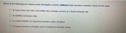 Maybe you would like to learn more about one of these? Which Of The Following Are Reasons Some Developing Chegg Com