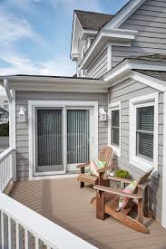 Elige una opción brownstone kona slate gray. Timbertech Azek Harvest Collection Decking In Brownstone Beach Style Deck By Timbertech Houzz
