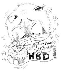 Maybe you would like to learn more about one of these? Alles Gute Zum Geburtstag Und Ich Liebe Dich Er Uberraschung Mit Freundin Sehr Niedlich Schauspielerei Katze Cartoon Niedlich Charakter Bleistift Skizze Design Schwarz Und Weiss Lizenzfreie Fotos Bilder Und Stock Fotografie Image