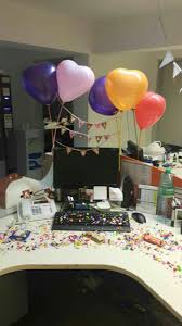 Birthday Decoration Ideas At Home For Mom Cumplea Atilde Plusmn Os Decoracion Oficina Office Office Birthday Office Birthday Decorations Office Birthday Cubicle Birthday Decorations