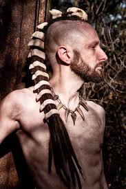 Spiky viking hairstyle with shaved back. Traditional Viking Haircut Novocom Top
