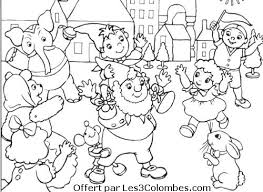 Coloriage oui oui à imprimer. Grand Coloriage Oui Oui