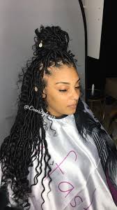 Whether you're looking for cornrow braids, box braid hairstyles, or a braided updo, these braided hairstyles will look amazing. Thisnin The Style Of Box Braids With The Curly Hair On The Ends Of The Braids As Well Braidedhairstyl Weave Hairstyles Braids With Weave Braids For Black Hair