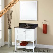 china beautiful solid wood single sink
