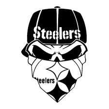 Pittsburgh steelers 4 x 4 white logo decal. My Facemask Go Steelers Steelers Tattoos Football Coloring Pages Pittsburgh Steelers Logo