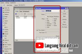 Для просмотра онлайн кликните на видео ⤵. Cara Mudah Setting Agar Suatu Atau Beberapa User Wifi Hotspot Mikhmon Mikrotik Hanya Bisa Aktif Pada Antara Jam 6 Pagi Sampai Jam 5 Sore Langsung Viral Com